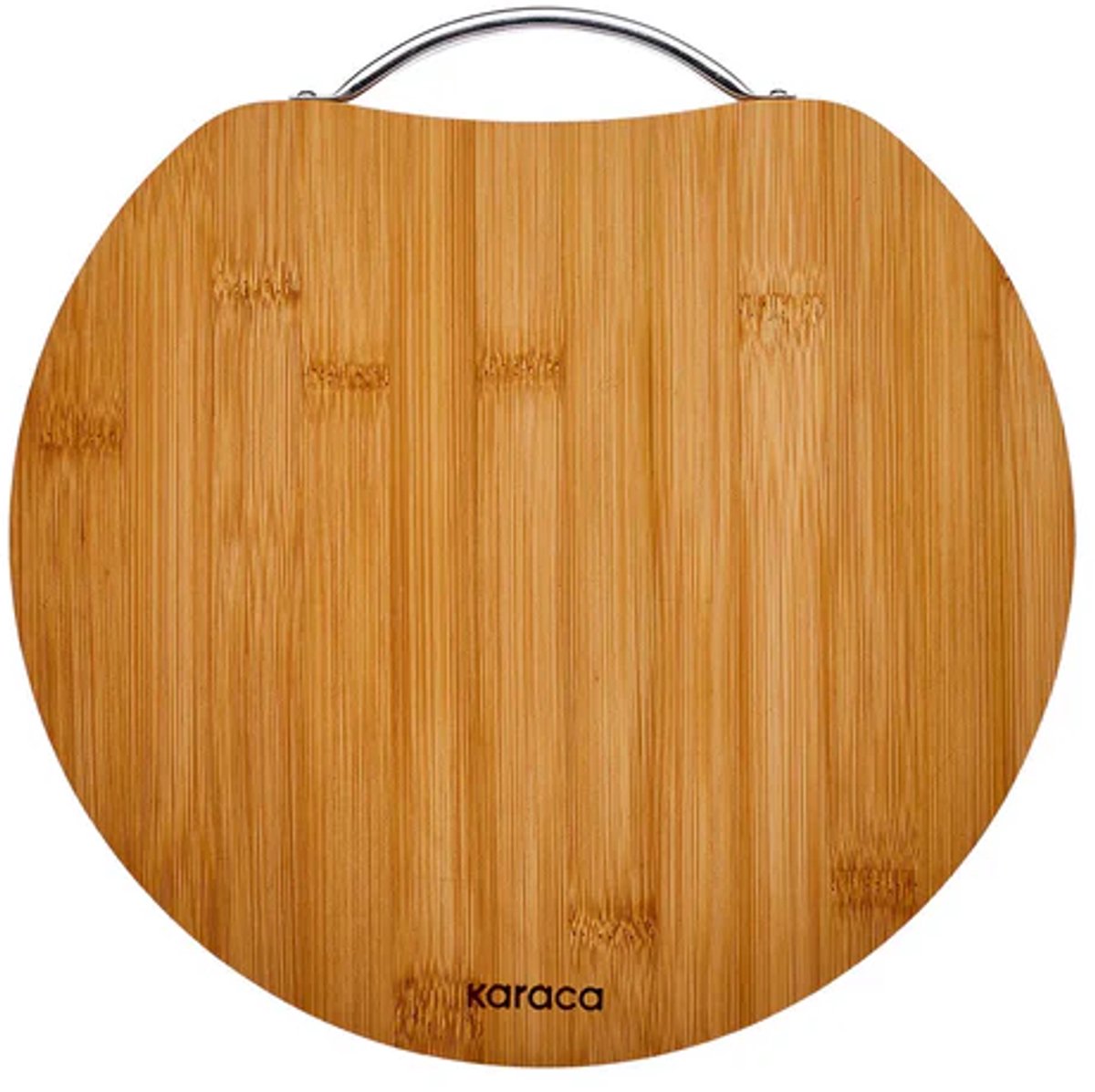 Karaca Owen - Ronde Snijplank - Groot - Bamboe Houten Serveerplank - Rond - Keukenplank