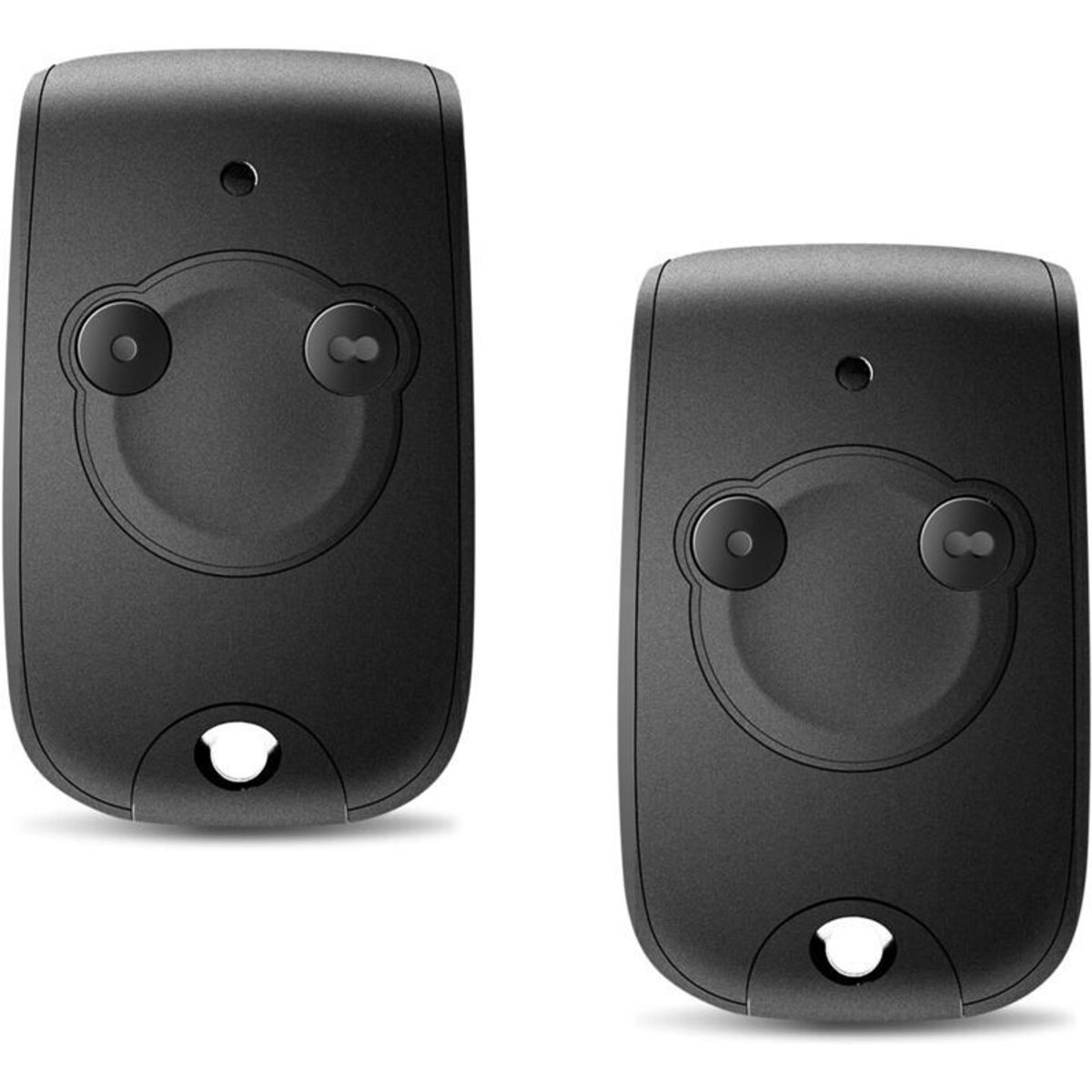 Twee 433,92 MHz dual-channel toegangscontrole-afstandsbedieningen