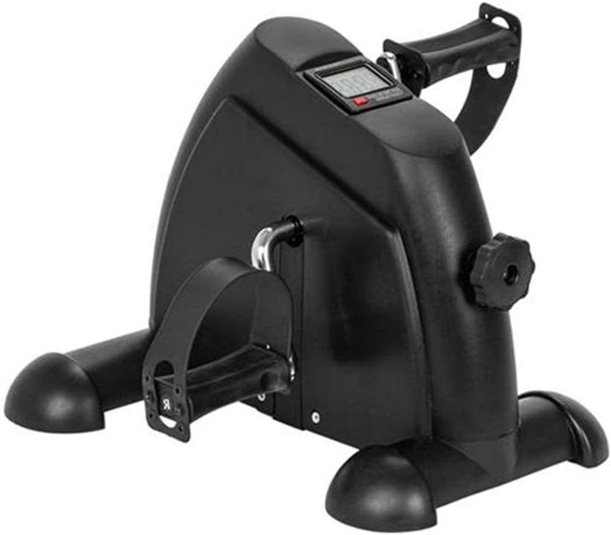 Mini Hometrainer - Pedaaltrainer Beenmachine - Onder Bureau Trainen - Met LCD Scherm - 31.6 cm Hoog - Grijs