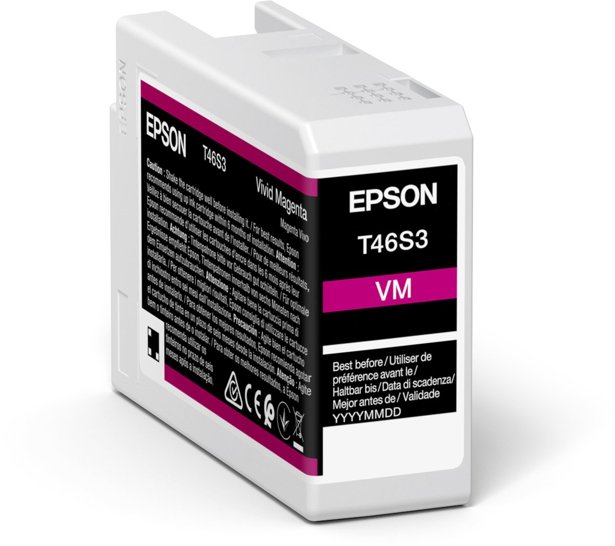 Original Ink Cartridge Epson C13T46S300 25 ml Black Magenta