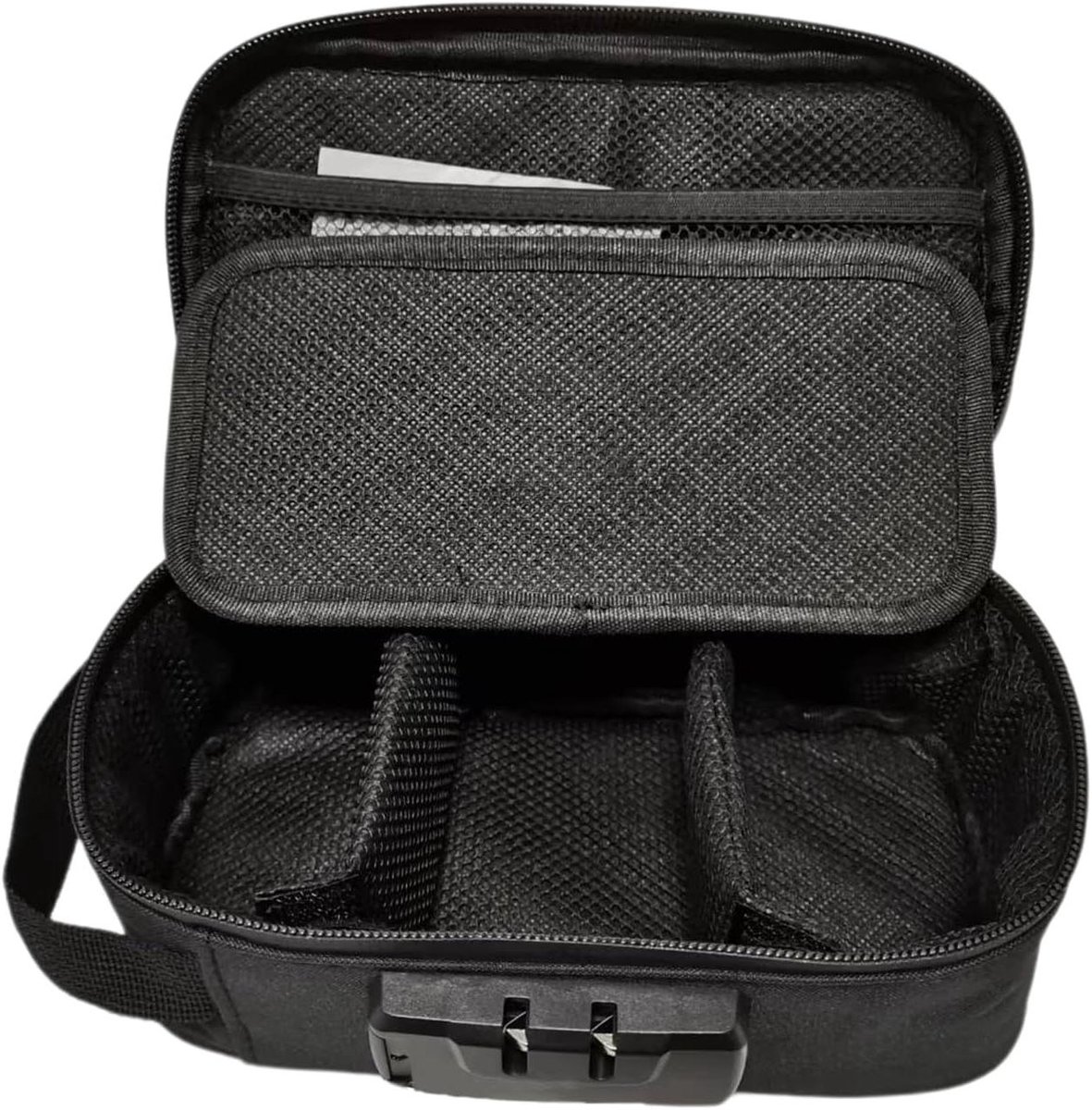 Geurvrije Tas - Opbergtas Documenten - Veilig Opbergen - Met Cijferslot - 22.5 x 13.1 x 9.1 cm - Multicolor