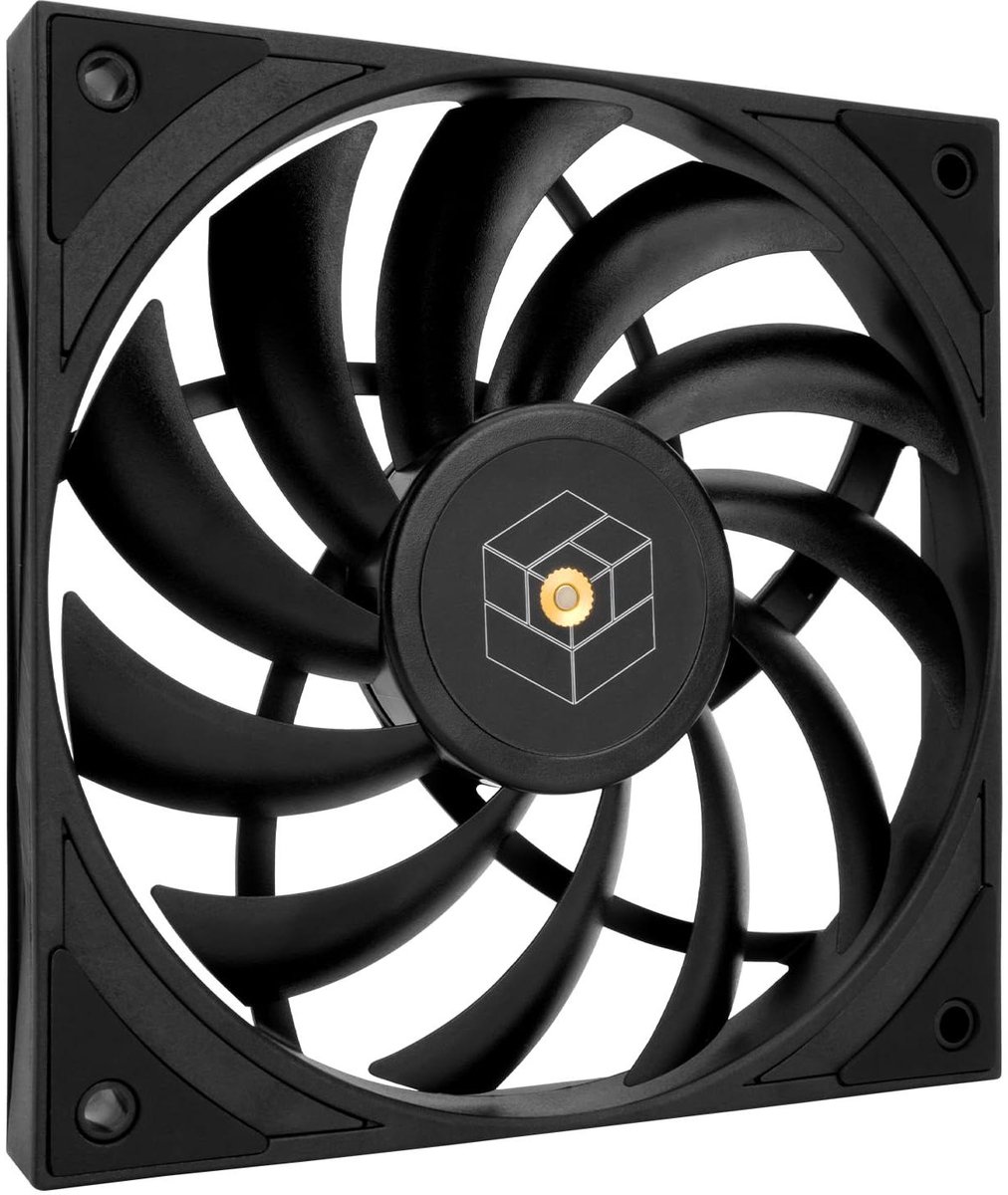 PC Ventilator - Behuizing Koeler - Computer Koelen - Stille PWM - 120mm Slim - Zwart