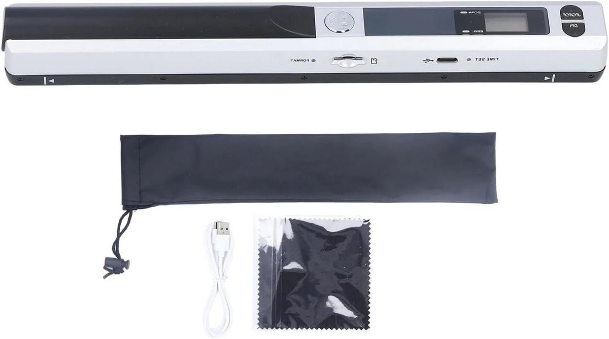 Draagbare Documentscanner - Mobiele Scanner - Documenten Scannen - Hoge Resolutie Scans - A4 Formaat - Zwart