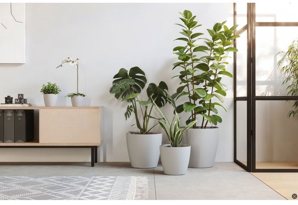 ARTEVASI – San Remo SWS 42 MA – Bloempot – UV-bestendig – Lichtgrijs