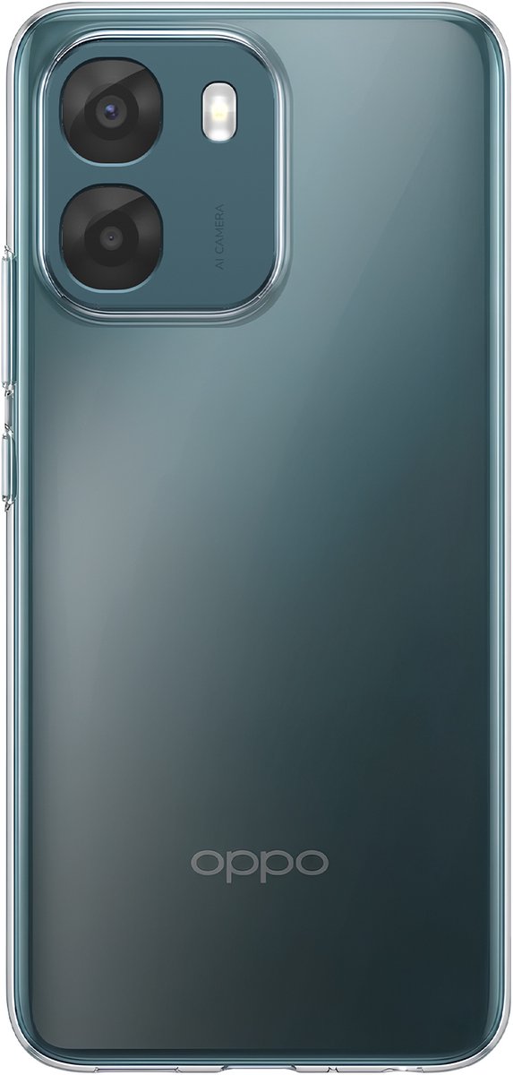 Avizar Hoesje Geschikt voor Oppo A6 Silicone Soepel Ultra Dun 0.5mm, Transparant