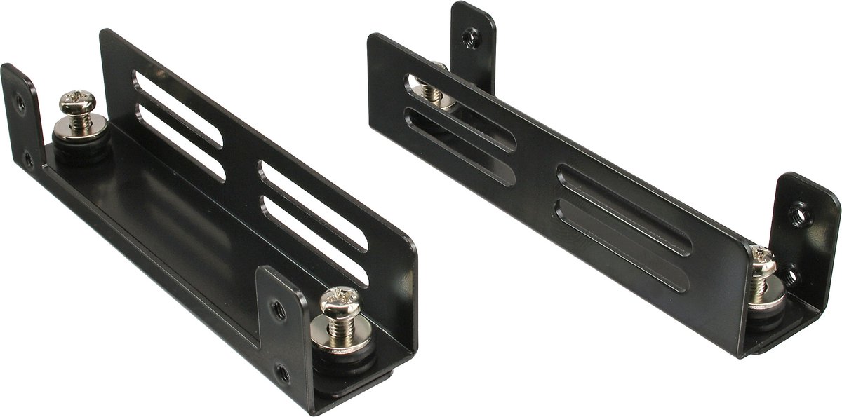 InLine® Harde schijf ontkoppelaar, 13,34 cm naar 8,89 cm, zwart