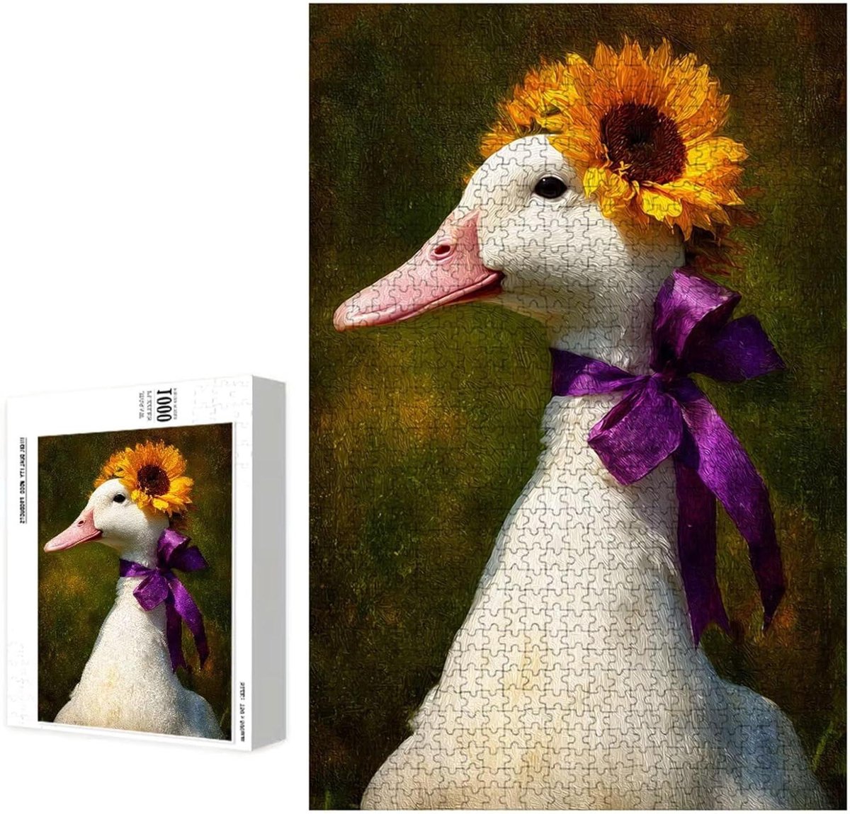 Puzzel 3000 stukjes - Legpuzzel volwassenen - Ontspanning en decoratie - Premium lindehout materiaal - 111 x 87 cm - Veelkleurig