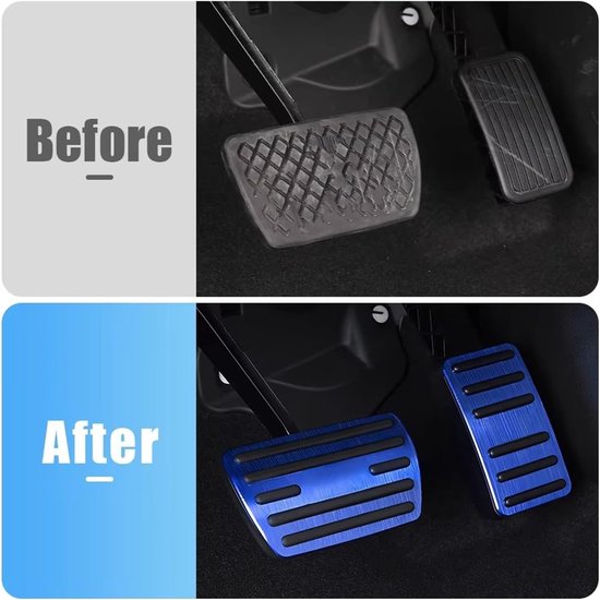 Pedaal Covers Set - Auto Pedaal - Veiliger Rijden - Antislip Oppervlak - 2 Stuks - Blauw — afbeelding 4