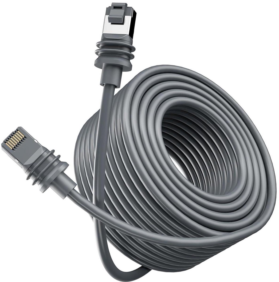 Internet Kabel - Vervangende Kabel - Stabiel Internet - Weerbestendig Ontwerp - 30 Meter - Zwart