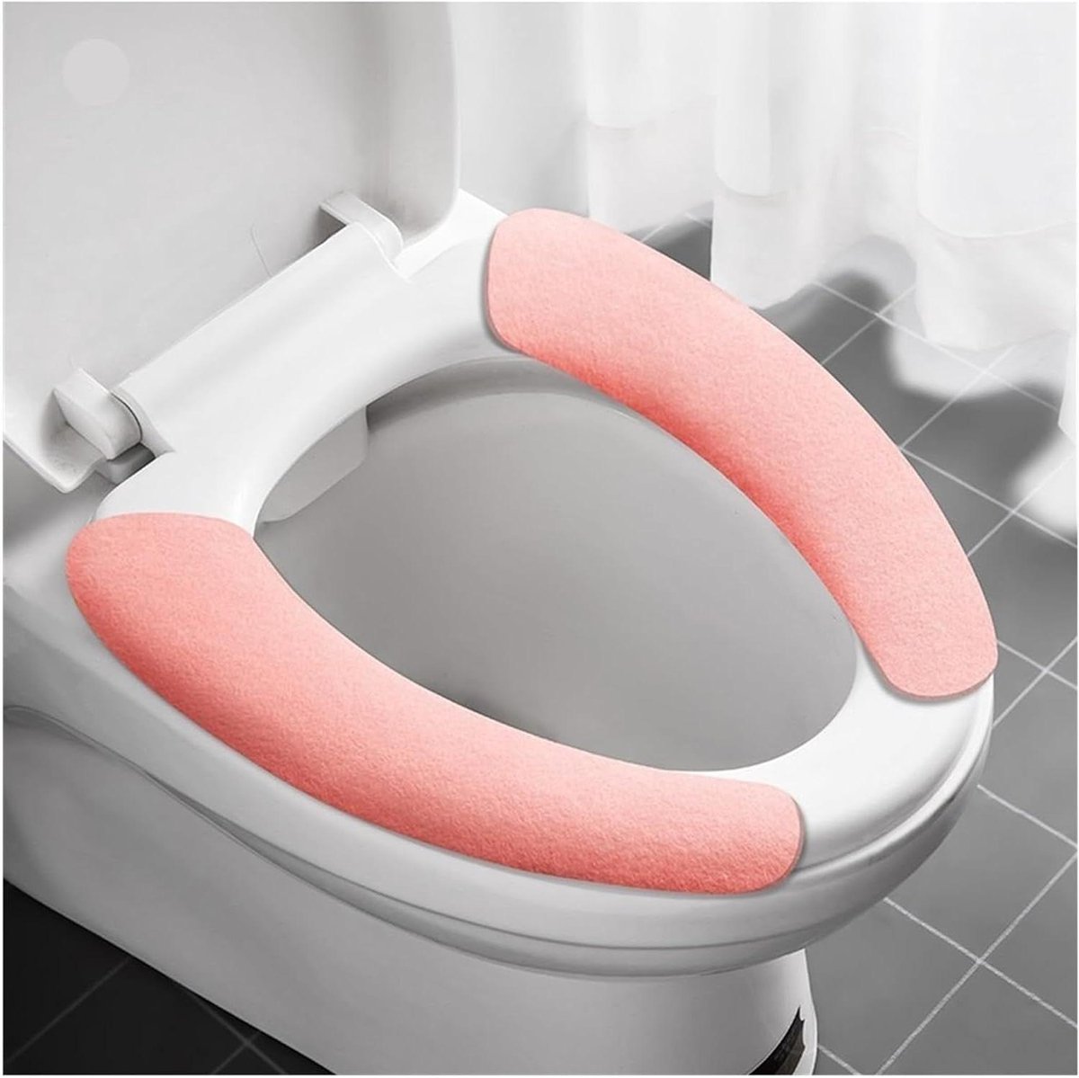 Toiletbril hoezen - Wegwerp bescherming - Hygiënisch reizen - Universele pasvorm - 1 paar - Roze