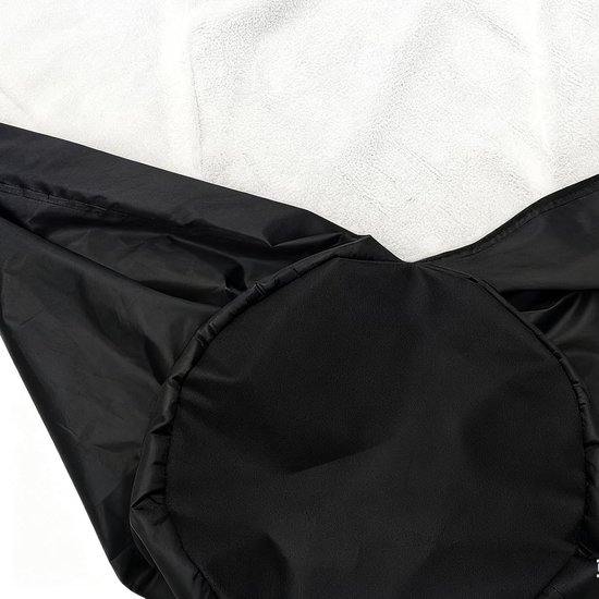 Voetenzak Rolstoel - Warme deken - Buitencomfort - Waterdicht en winddicht - 130 x 42 cm - Grijs — afbeelding 4