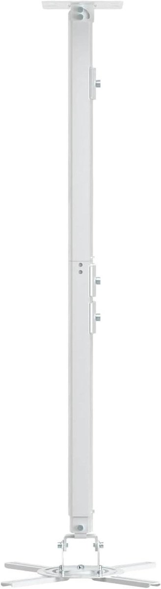 Projector Beugel - Plafondbevestiging - Film Kijken - Verstelbare Lengte - 780-1250 mm - Wit