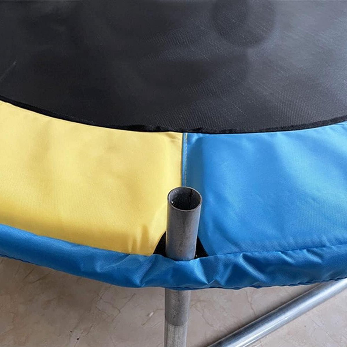 Trampoline Mat - Vervangende Rand - Veilig Spelen - Waterbestendig Ontwerp - 1.5 Meter - Geel