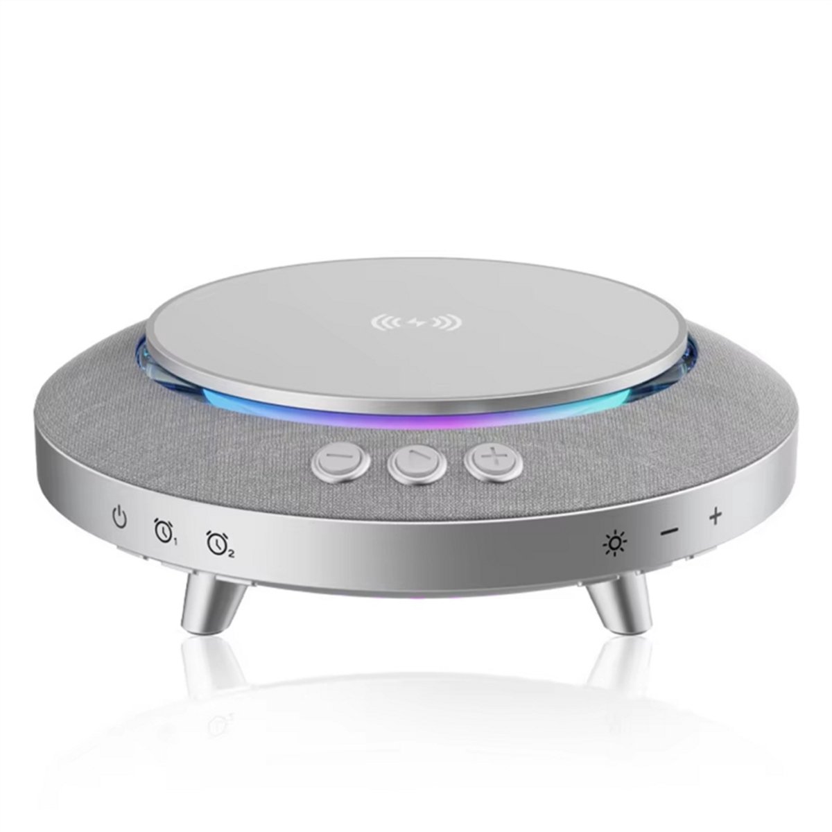 Slimme Bluetooth V5.3-luidspreker, 2-in-1 multifunctioneel muziek- en nachtlampje