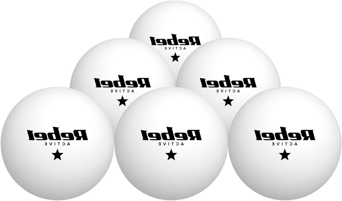Tafeltennisballen Set - Pingpong Ballen - Recreatief Spel - Duurzaam ABS Materiaal - 6 Stuks - Wit