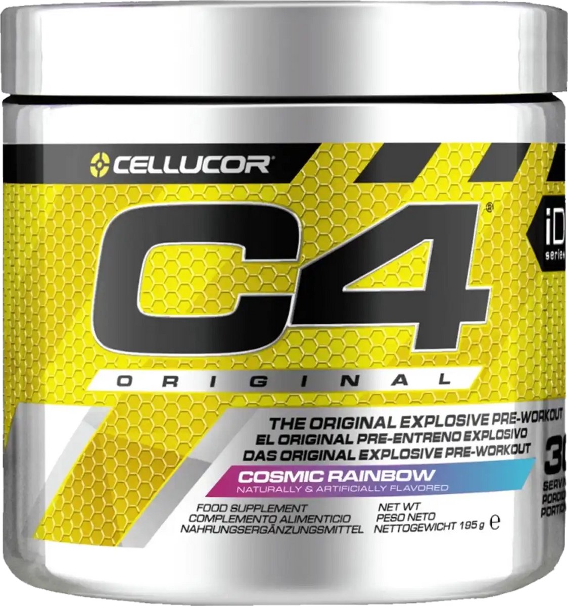 Cellucor C4 Original Pre Workout - Cosmic Rainbow - 30 doseringen (195 gram)