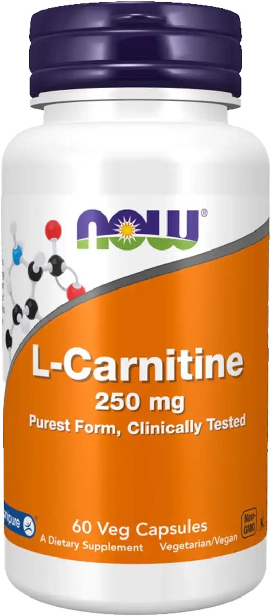 L-Carnitine Now Foods - 60 v-caps