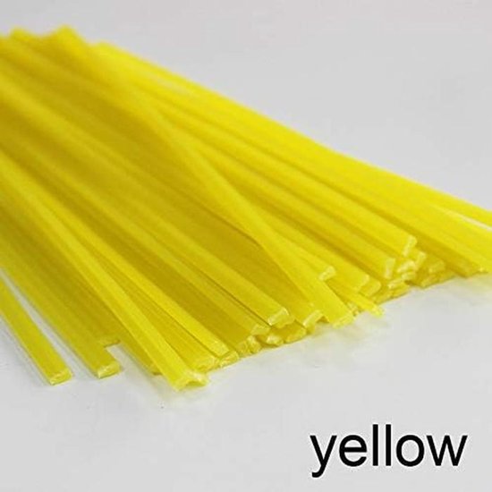 Kunststof lasstaven - Plastic lasmateriaal - Kunststof reparatie - Diverse kunststoffen - 2x 1 meter - Zwart — afbeelding 4
