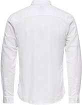ONLY & SONS- ONSCAIDEN LIFE LS SOLID LINEN BLEND NOOS - Heren - Overhemd