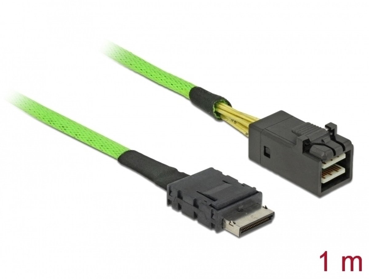 Kabel oculink PCIE SFF-8611 tot SFF-8643 1 m
