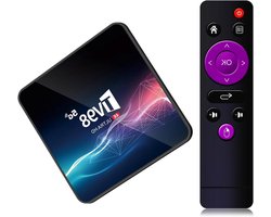 Android TV Box - Mediabox Streaming - Films Kijken - Quad-Core Processor - 4K Ultra HD - Zwart
