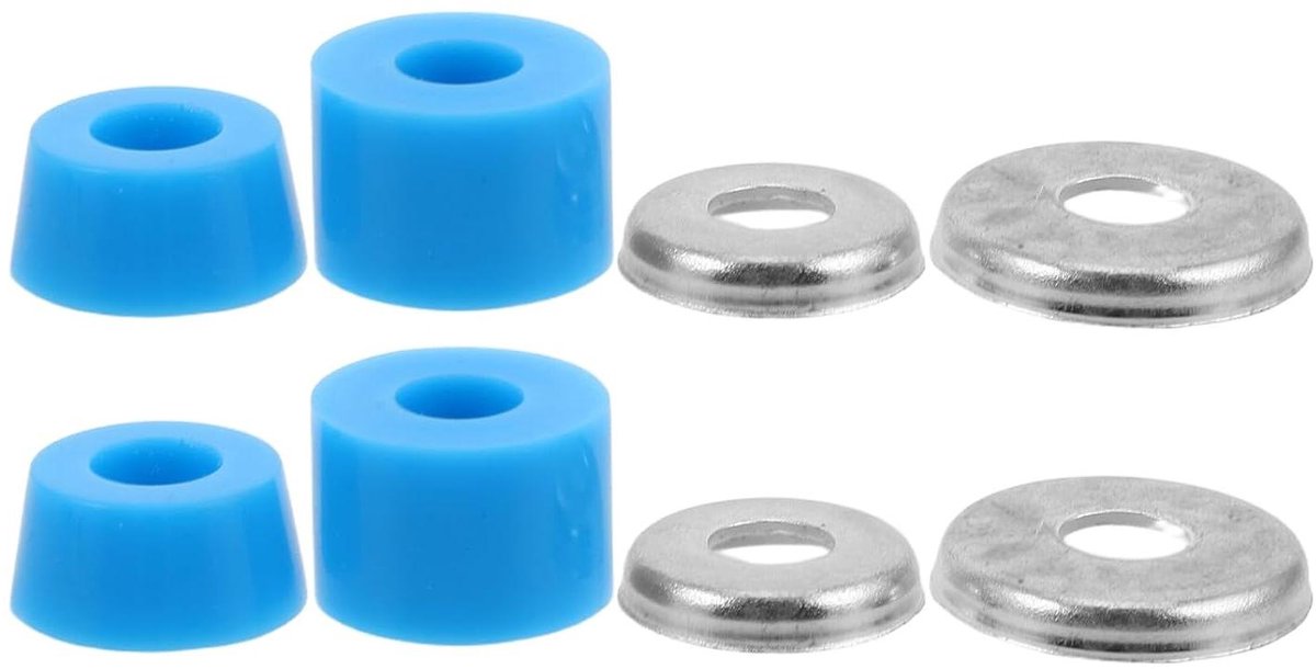 Skateboard Onderdelen Set Truck Demping Skateboard Onderhoud Polyurethaan Bussen 45 Gram Hemelsblauw