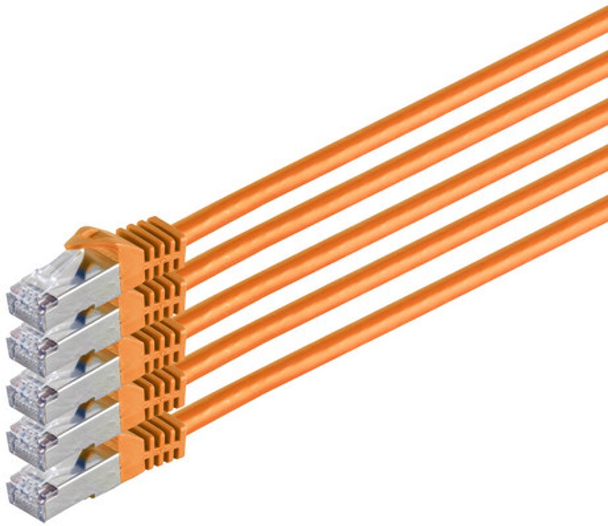 S/CONN Cat. 7 S/FTP 0.25 m netwerkkabel Oranje 0,25 m Cat7 S/FTP (S-STP)