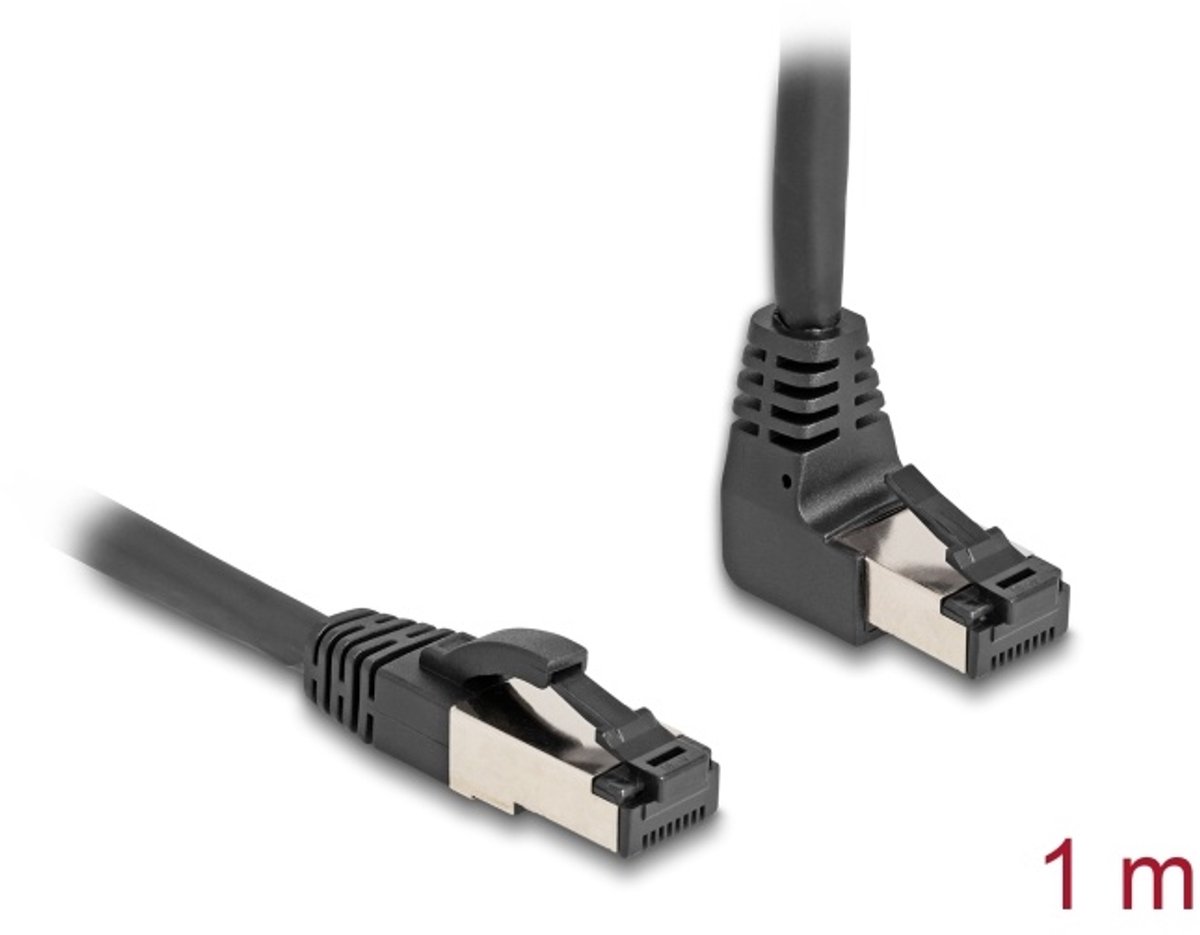 DeLOCK 80394 netwerkkabel Zwart 1 m Cat8.1 S/FTP (S-STP)