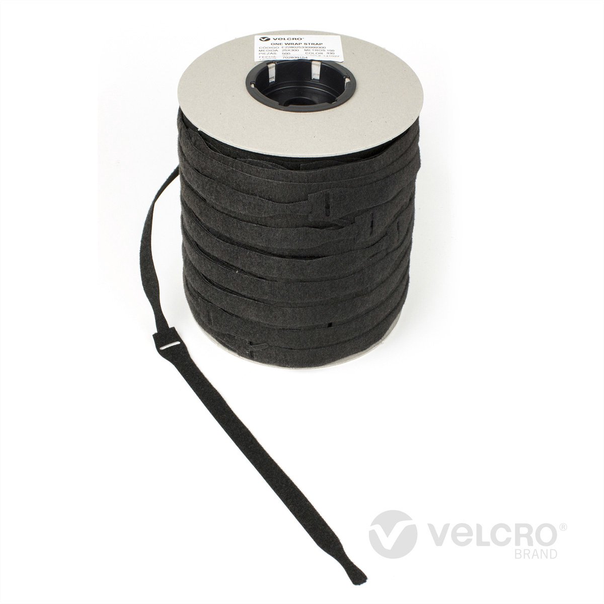 VELCRO® One Wrap® Strap - 20 mm x 150 mm - 750 stuks - Zwart
