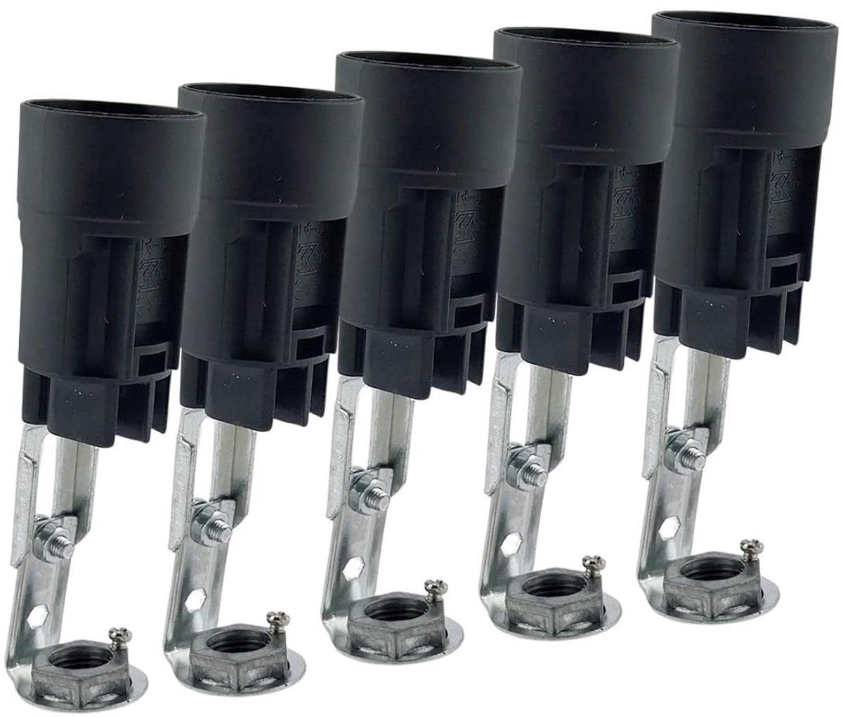 Kaarshulzen - Kroonluchter fitting - Kandelaar decoratie - Verstelbare lengte - 5 stuks - 
