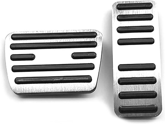 Auto Pedaalhoezen - Gas Rem - Verbeter Rijcomfort - Antislip Oppervlak - Kit - Zilver Zwart — afbeelding 5
