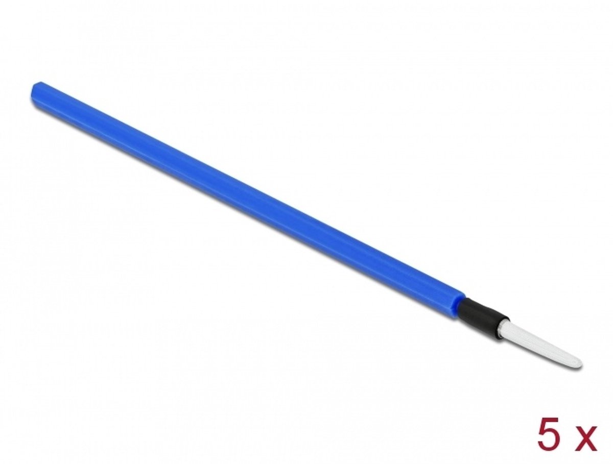 Glasvezelreinigingsstick voor connectoren met 1,25 mm ferle 5 stuks
