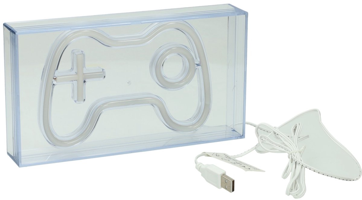 LED Neon Lamp Box Gameconsole 23x4x13 cm