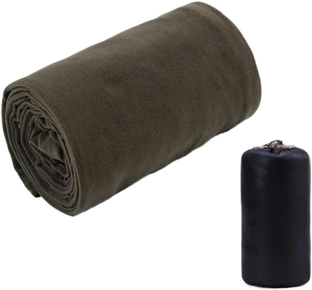 Fleece slaapzak - Reislakens draagbaar - Buiten kamperen - Ultralichte voering - 180x80 cm - Paars