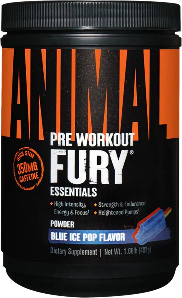 Universal Nutrition Animal Fury (30 serv) Ice Pop - Pre-Workout - Pre-Workout Booster