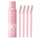 SKNBODY 1x Hair Identifier Spray + 4x Dermaplaning Mesjes - Voor Donshaartjes en Gezichtshaar