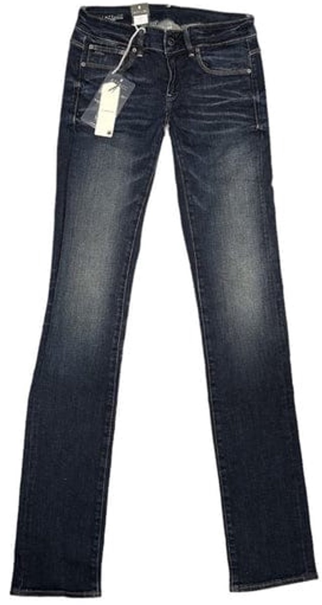 G STAR RAW dames jeans attac mit straight jeans W25 L30 Blauw