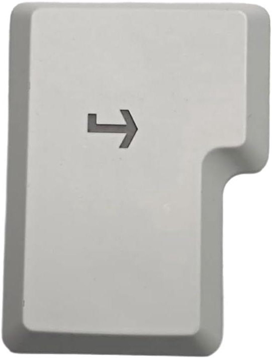 Enter Keycap - Toetsenbord Sleutel - Typen Verbeteren - Eenvoudige Installatie - 1 PC - Wit