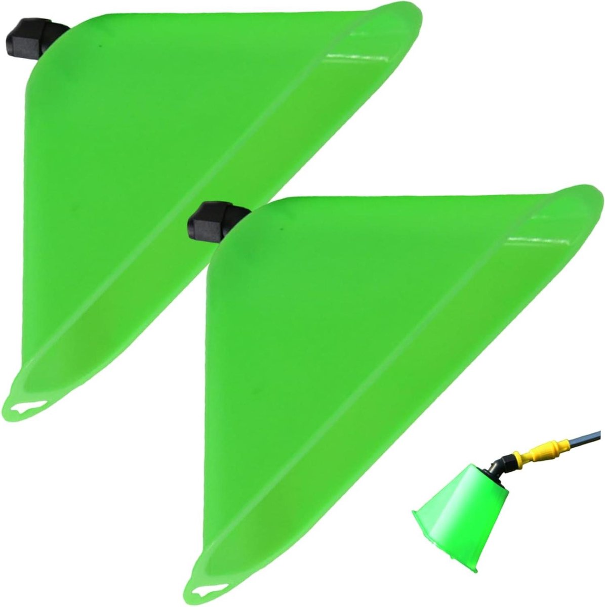 Sproeier Winddichte Cover - Gazon Nozzle - Gazononderhoud - Effectieve Windbescherming - 2 Stuks - Groen