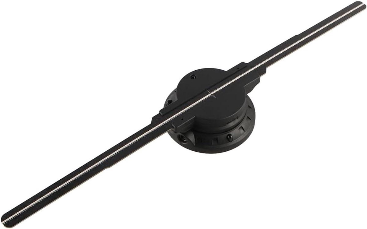 Holografische Display Fan - 3D Projector - Bedrijfsreclame - WiFi Bediening - 42 cm Diameter - Zwart