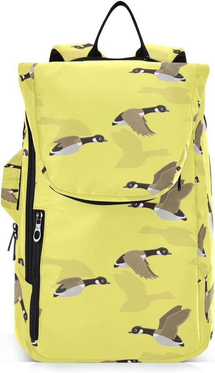Sporttas Racket Tas - Badmintontas Tennis Rugzak - Sporten Organiseren - Gepolsterde Racket Bescherming - 30x20x68 cm - Canada Geese Cartoon