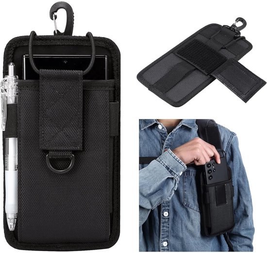 Rugzakken, schouderbanden, rugzakaccessoires, telefoonhoesjes, holsters, riemclips en draagtassen Geschikt voor iPhone 16, 15, 14, 13, 12 Pro Max; en draagtassen Geschikt voor Galaxy S25, S24, S23 en S22 Ultra.
