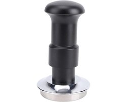 Koffie Tamper - Espresso Sabotage - Barista Koffie Maken - Veerbelast Ontwerp - 58MM - Zilver