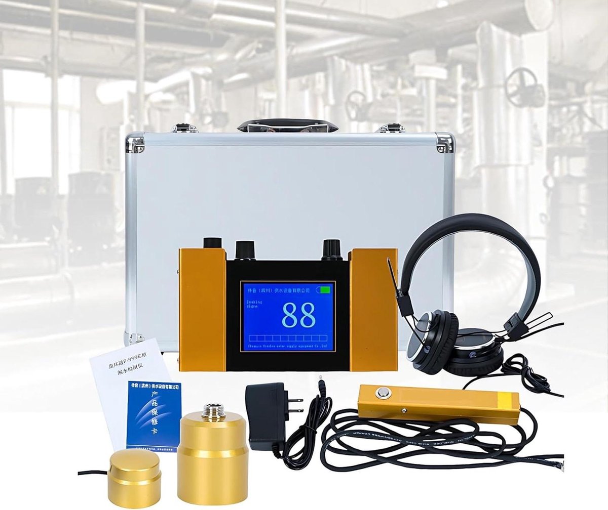 Waterlekdetector - Lekzoeker - Waterleiding Inspectie - Digitaal Display - 40 x 33 x 18 cm - Niet gespecificeerd