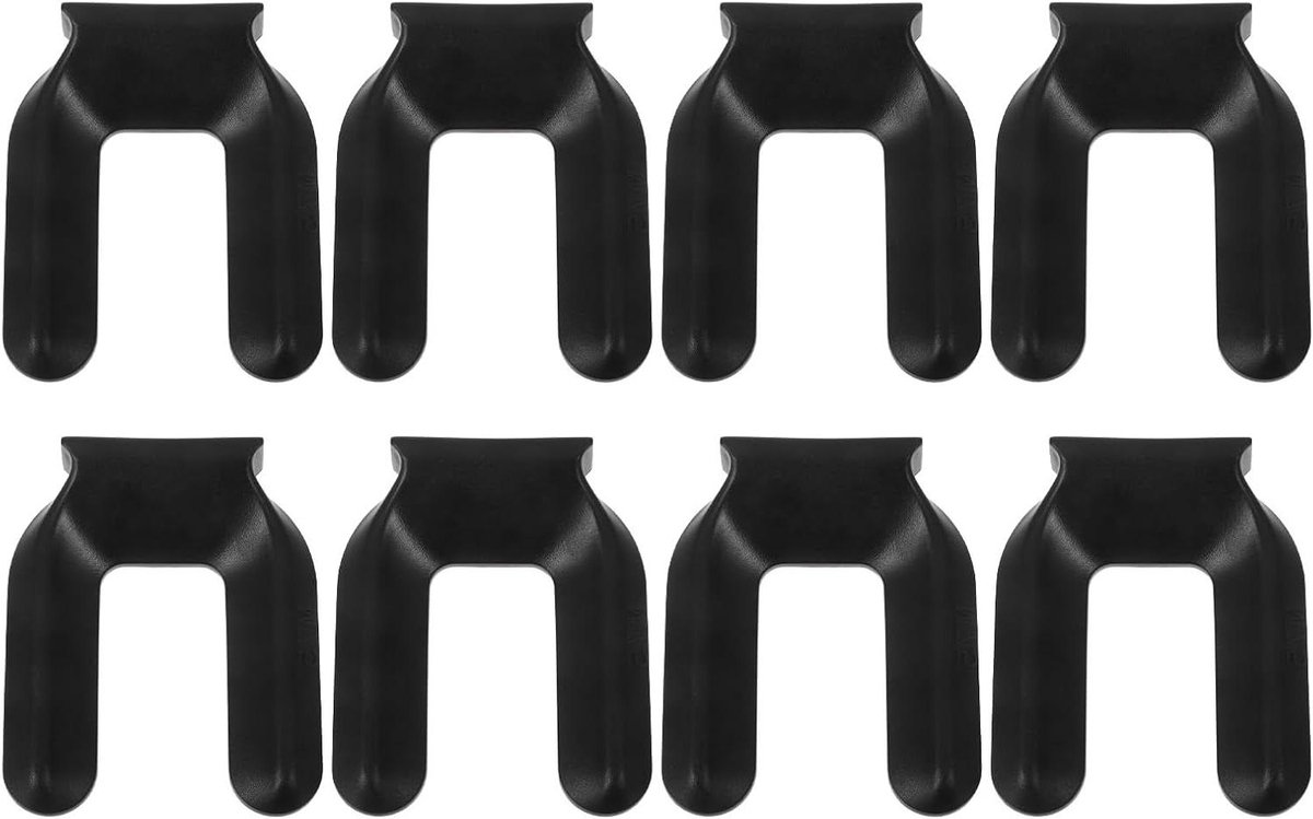 Wielstoppers - Stopper set - Meubels Stabiliseren - Antislip Ontwerp - 8 stuks - Zwart