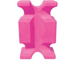 Cavaletti blok - Springblok paard - Paardentraining grondwerk - Stapelbaar veelzijdig - 61 x 38 x 22 cm - Roze