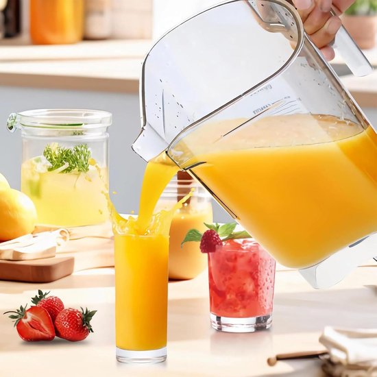 Vervangende Blenderkan - Mixer Container - Gladde Smoothies Maken - Food-grade Materialen - 48 Oz Capaciteit - Transparant van Merkloos — afbeelding 4