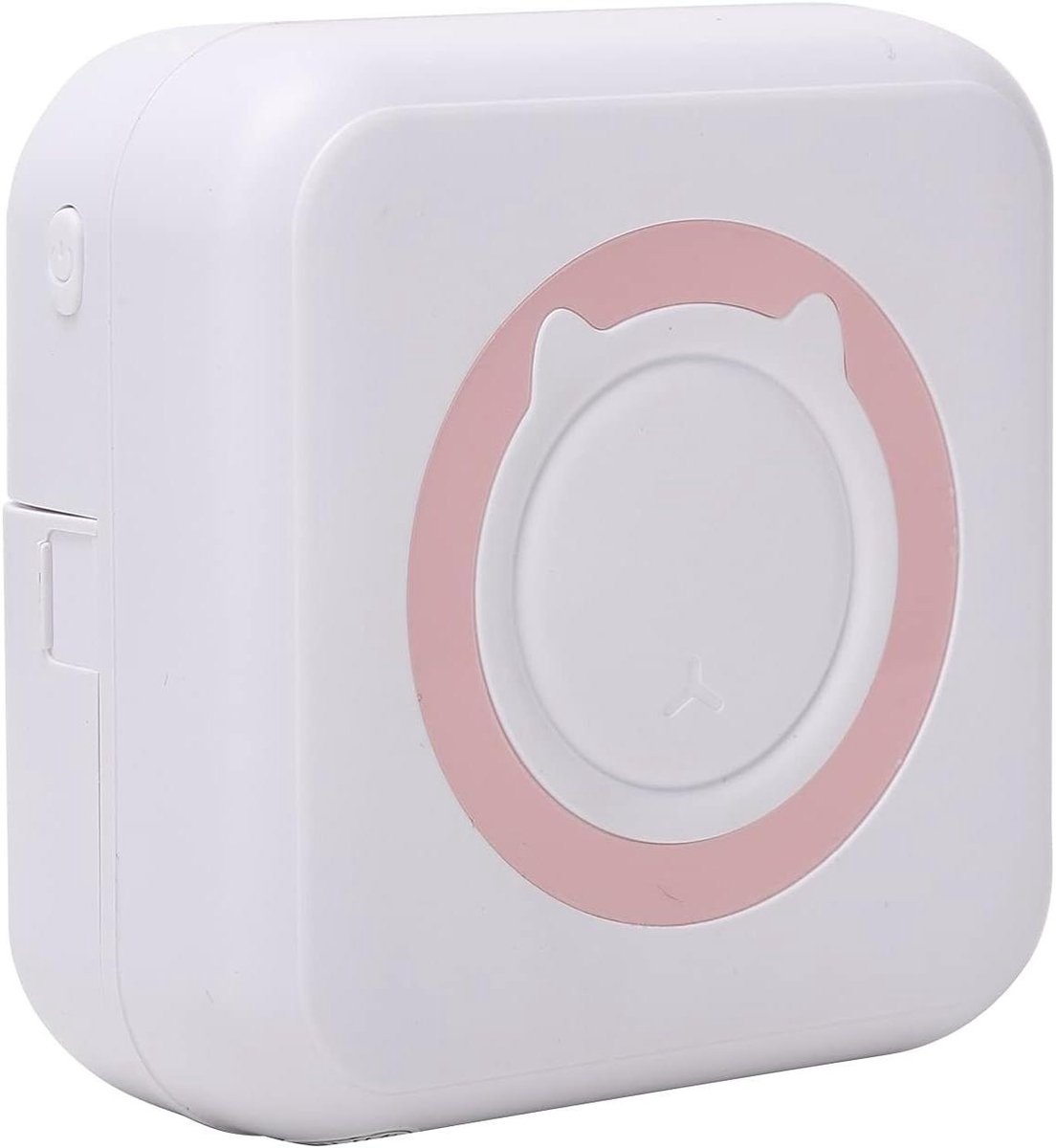 Mini Pocket Printer - Draagbare Printer - Labels Printen - Draadloze Thermische - 8 x 8 x 3.6 cm - Roze