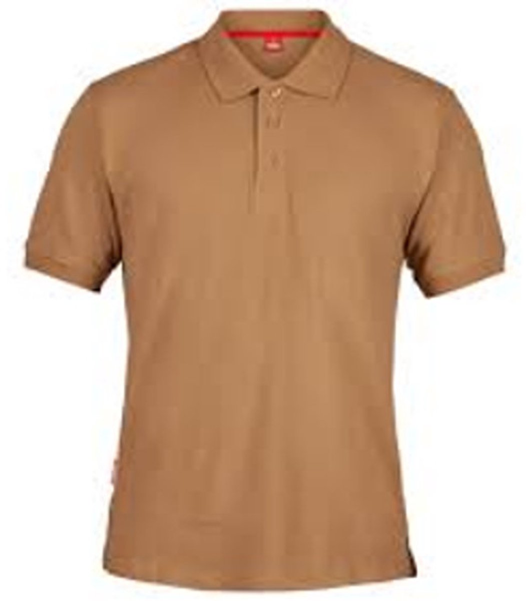 Engel Polo Shirt 9045-178 werkpolo | bruin | Maat L