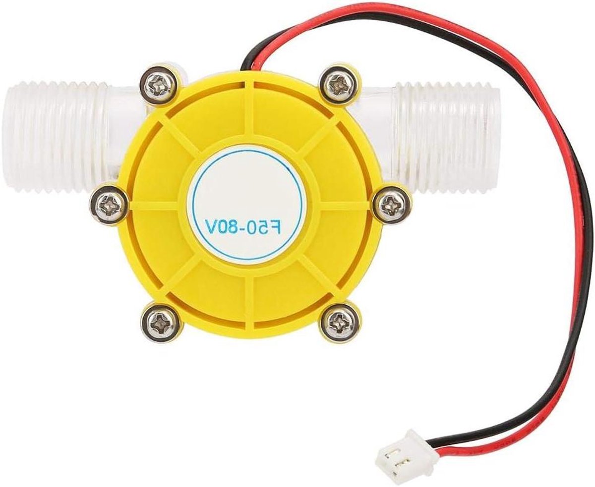 Micro Generator - Water Turbine - Energie Opwekken - Stabiele Prestaties - 80 Volt - Geel